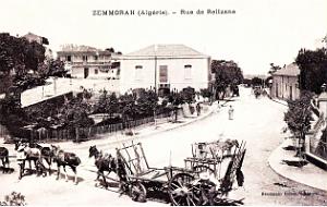 1074- Zemmorah - Rue de Relizane